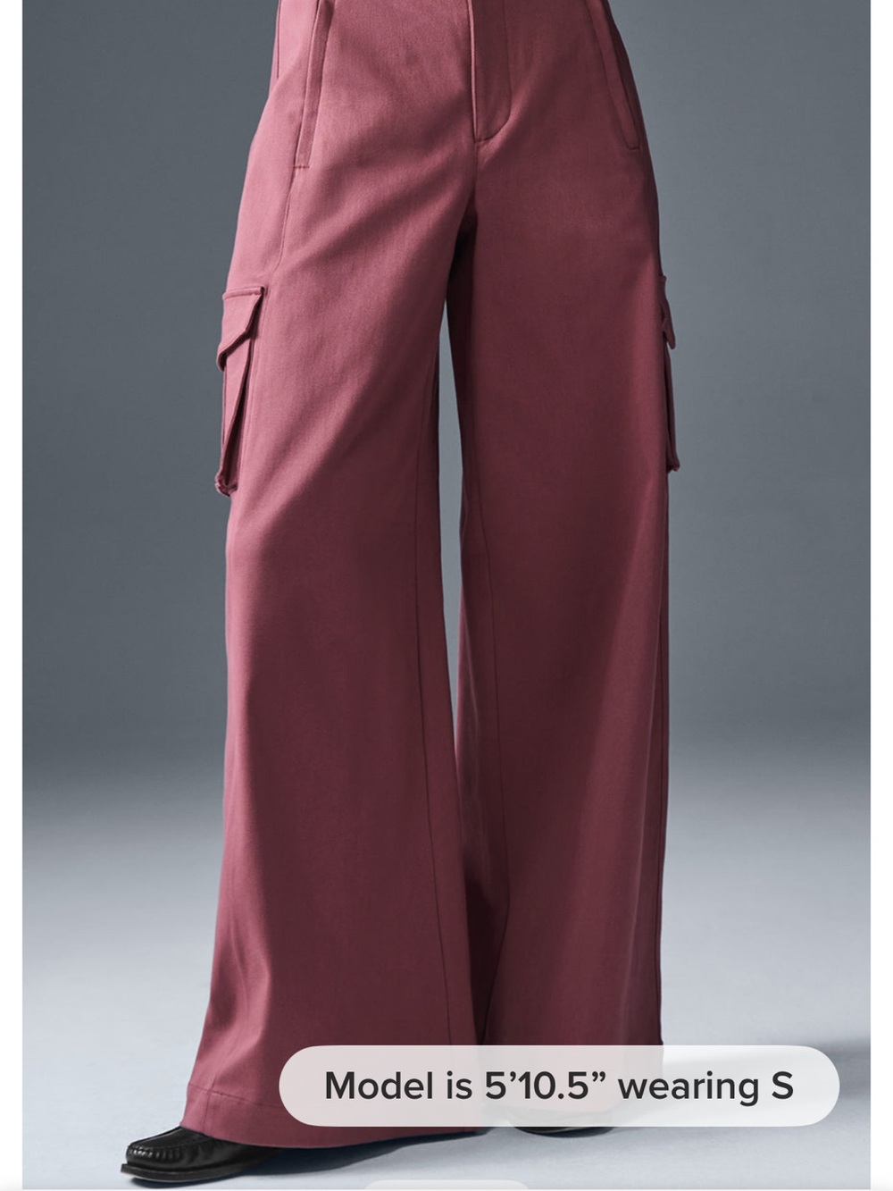 ALO show off cargo wide leg trousers xxs NWT